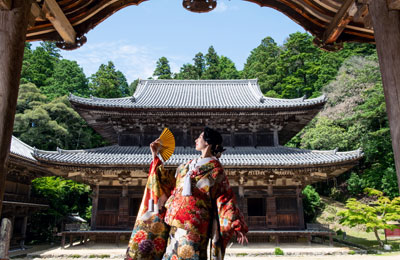 晴天の中で